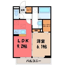 古河駅 徒歩3分 1階の物件間取画像